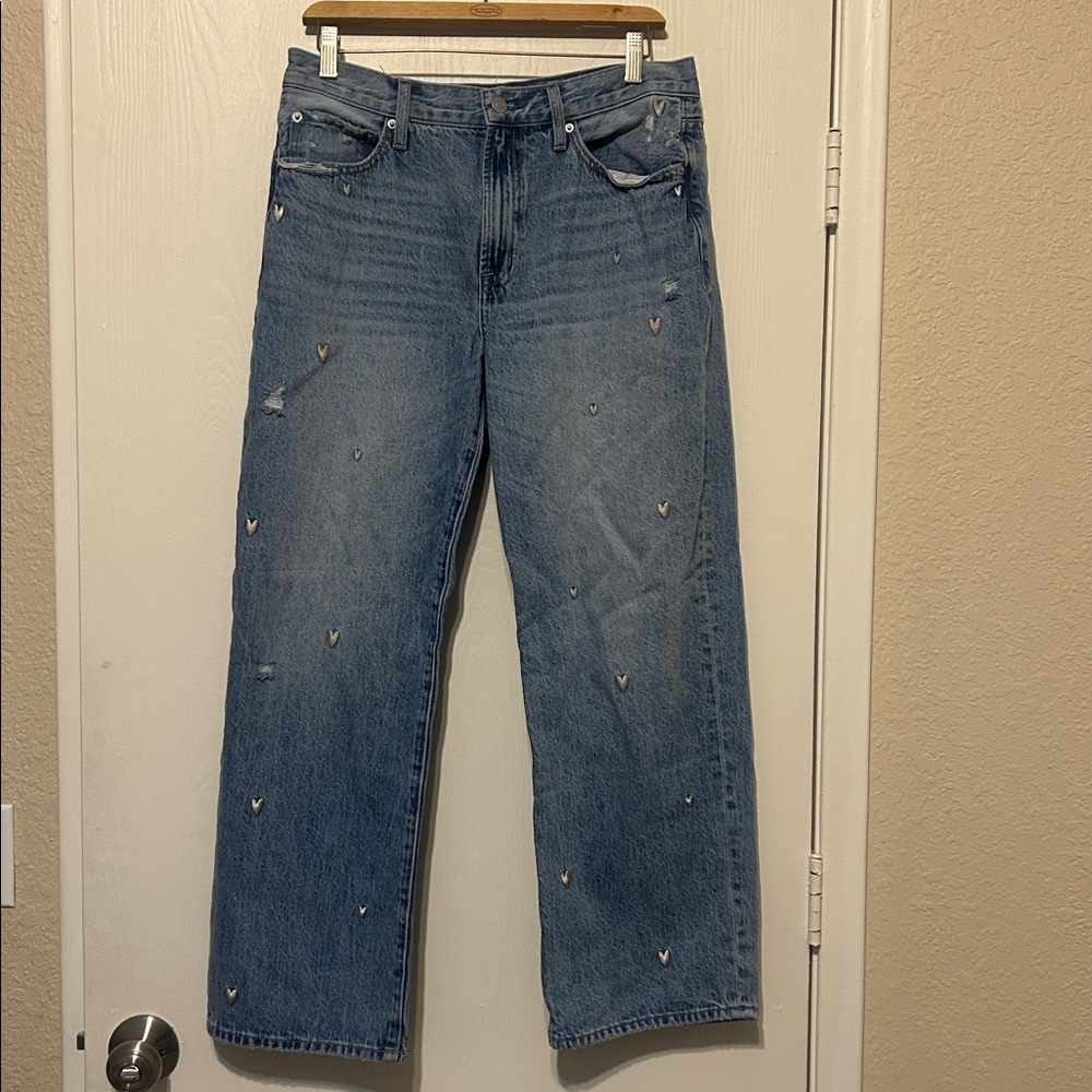 Pistola Lexi Rise Bowed Straight Jean in Confetti Vintage